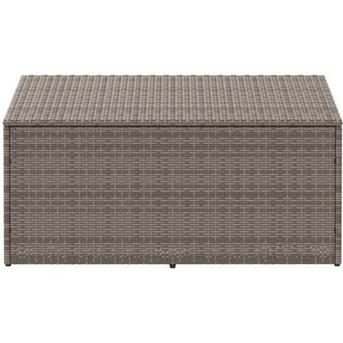  Vrtna kutija za pohranu siva 110x50x58 cm poli ratan Slike