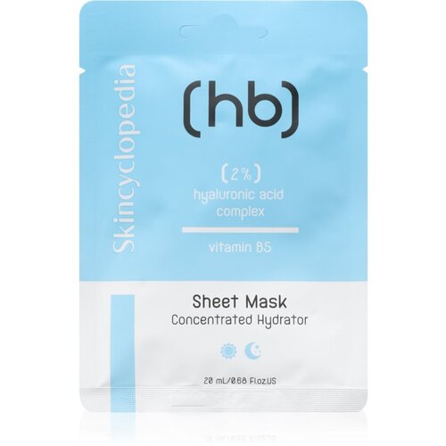 Skincyclopedia 2% Hyaluronic Acid Complex + Vitamin B5 maska iz platna 20 ml Slike