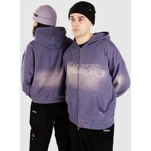 Jacker Rough Garment Dyed Premium Jopa s kapuco purple Cene