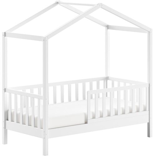 Vipack Bijeli dječji krevet od masivnog bora 70x140 cm DALLAS &amp;ndash; Slike