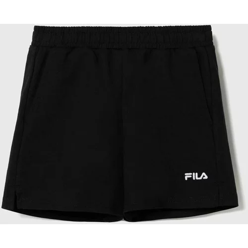Fila Dječje kratke hlače BERSENBRUECK shorts boja: crna, bez uzorka, podesivi struk