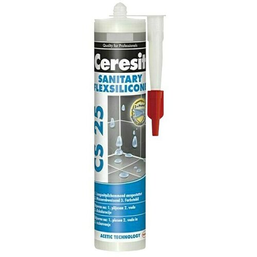 Ceresit Sanitarni silikon CS 25 (Boja: Pergamon, 300 ml) Slike