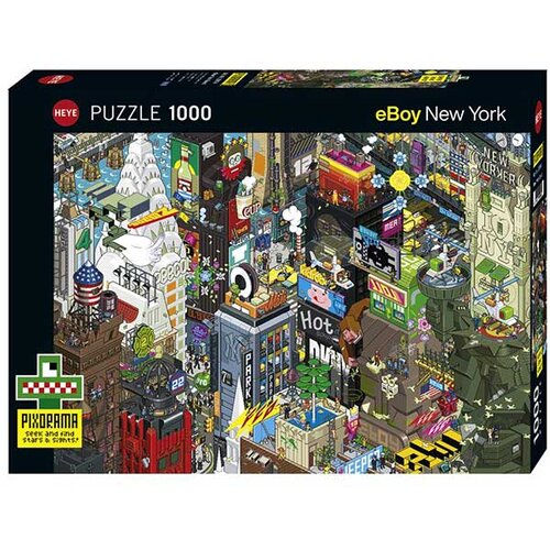 Heye puzzle 1000 pcs news new york quest Slike