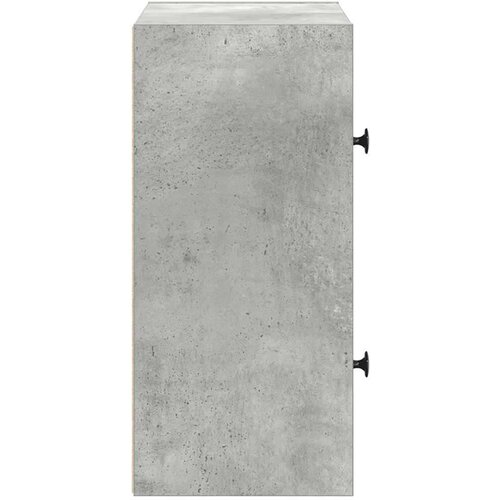 VidaXL Regal za knjige boja betona 40x24x52 cm konstruirano drvo Slike