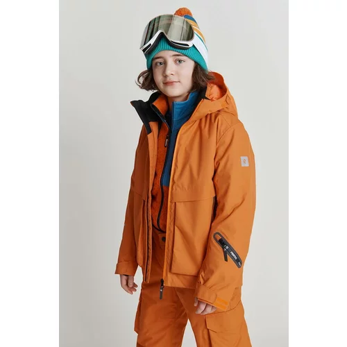 Reima Otroška zimska jakna Tirro oranžna barva