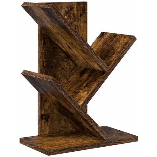vidaXL Polica za knjige s 3 etaže 30 x 18 x 40 cm Konstruirano drvo - Dimljeni hrast 30 x 18 x 40 cm Cene