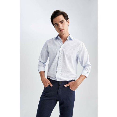 Defacto Modern Fit Italian Collar Long Sleeve Shirt Slike