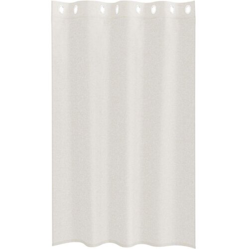 Voile zavjesa sa zavjesama 2 pcs Krema 175 x 140 cm Poliester Slike