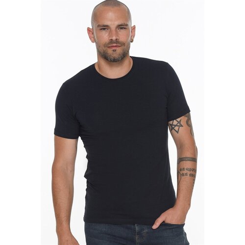 Dewberry T8569 BICYCLE COLLAR MEN'S T-SHIRT-NAVY BLUE Cijene
