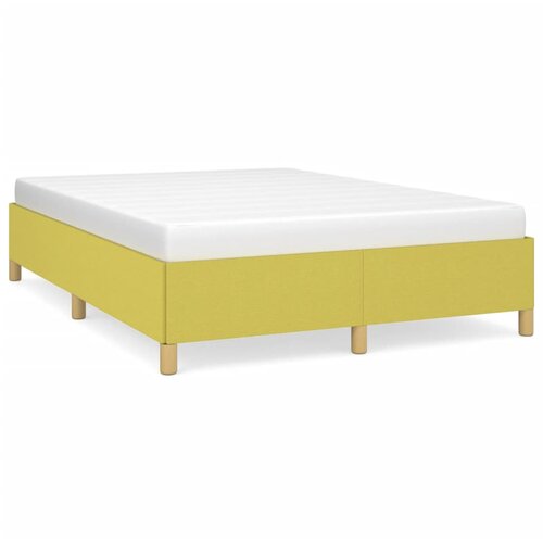 VidaXL Posteljni okvir zelen 140x190 cm blago, (20906136) Slike