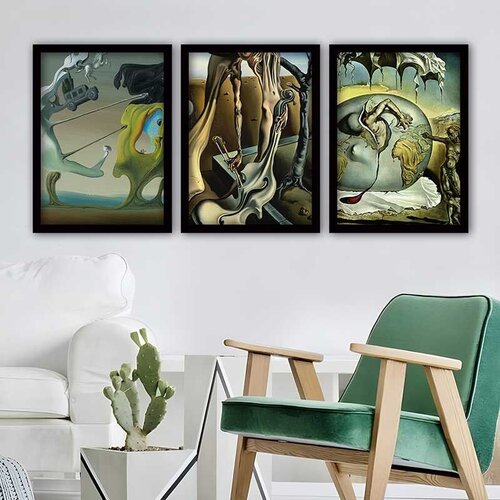 Wallity Set uramljenih slika 3SC_UN261045 , 3 Dela Cene