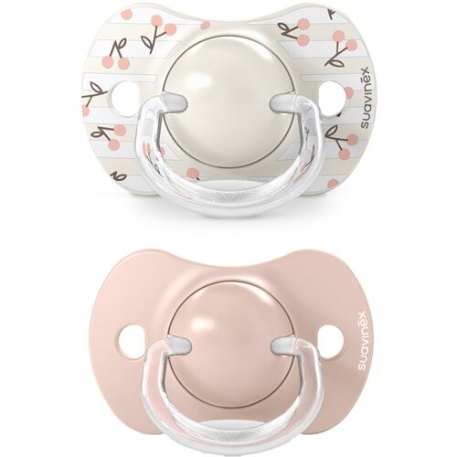 Suavinex Birdies Anatomical Silicone 0-6m duda Pink 2 kos Slike