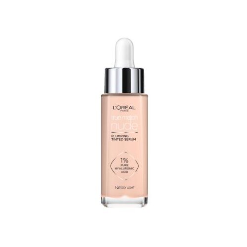 L´Oréal Paris True Match Nude Plumping Tinted Serum tonirni serum z 1 % hialuronske kisline 30 ml Odtenek 1-2 very light Cene