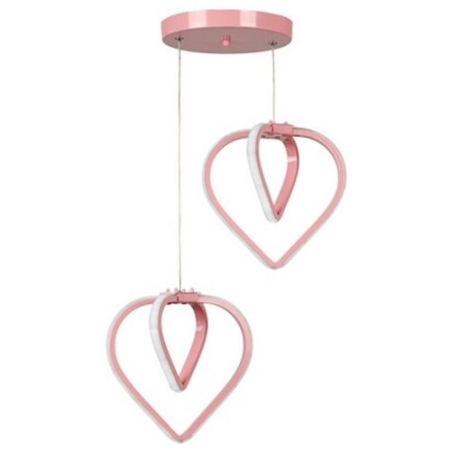 VISILICA Rožnata kovinska LED viseča svetilka &amp;oslash; 20 cm Sevinc &amp;ndash; Slike