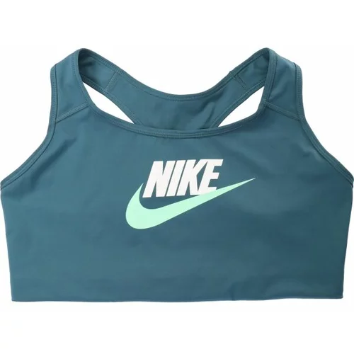 Nike NK SWSH PLUS FUTURA GX BRA Ženski sportski grudnjak, tamno zelena, veličina