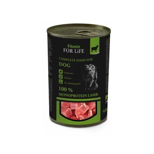 Fitmin Dog For Life 6 x 400 g - Jagnjetina