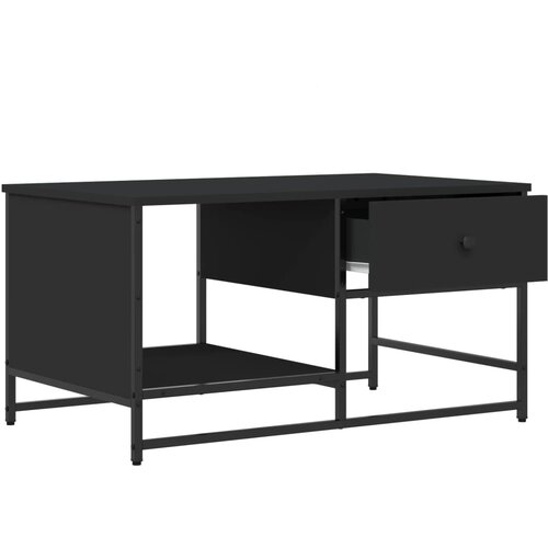 Stolić za kavu crni 85,5x51x45 cm od konstruiranog drva Slike