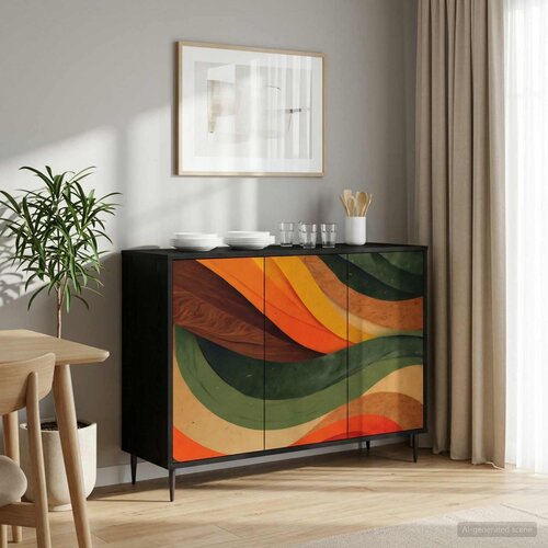  Kreveta BONN Crni hrast 102 x 33 x 76 cm Konstruirano drvo Cijene