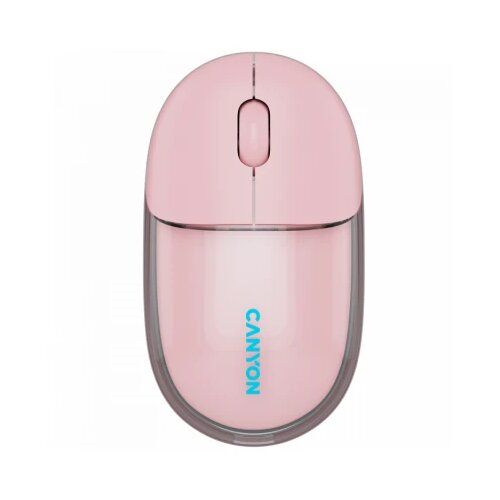 Canyon mouse OnClick 24 BT/ Wireless Transparent/Pink Cene