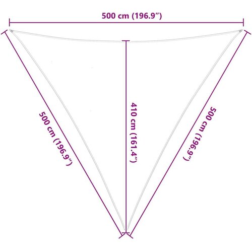  Jedrilica za sunčevu sjenu na otvorenom 5 x 5 x 5 m - narančasta i smeđa 5 x 5 x 5 m Slike