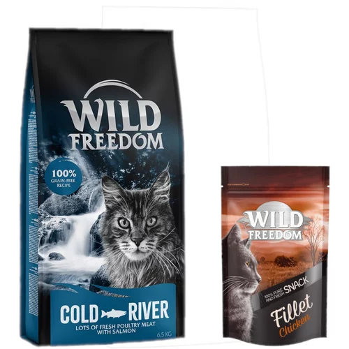 Wild Freedom 6,5 kg + 100 g Filet Snack piletina gratis! - Cold River - losos