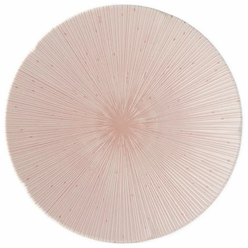 MIJ Ružičasti keramički tanjur ø 24 cm ICE PINK -