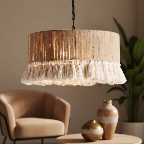 Toolight Viseća lampa u boho stilu - Luster APP1735-1CP 40 cm Slike