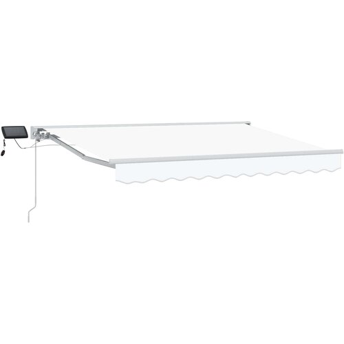  Ručni okvir tende s LED-ima Bijeli 3 x 2,5 m Slike