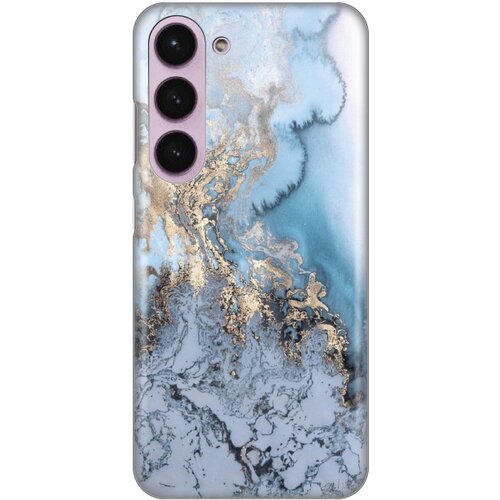  Maska Silikonska Print za Samsung S916B Galaxy S23 Plus Blue Gold Marble Slike