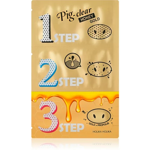 Holika Holika Pig Nose Honey Gold flaster za čišćenje začepljenih pora na nosu