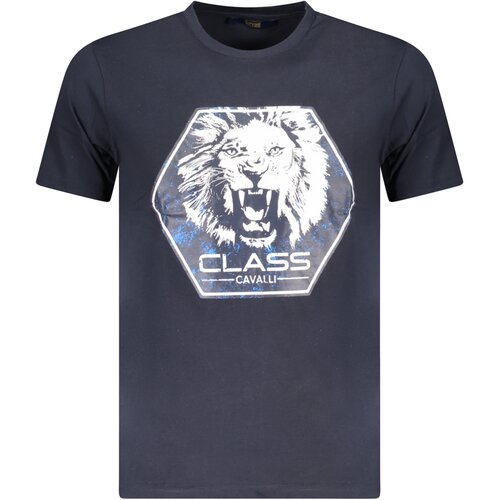Cavalli Class SHORT SLEEVE T-SHIRT MEN BLUE Cene