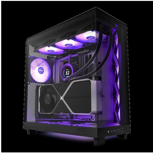 LC-Power NZXT CASE H6 FLOW BLACK RGB mini-ITX, Micro-ATX, ATX, Mid-tower, 3x RGB fan Cijene