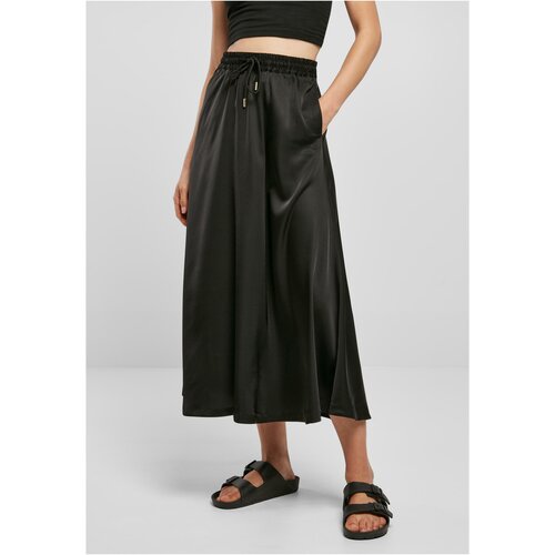 UC Ladies Ladies Satin Midi Skirt black Slike