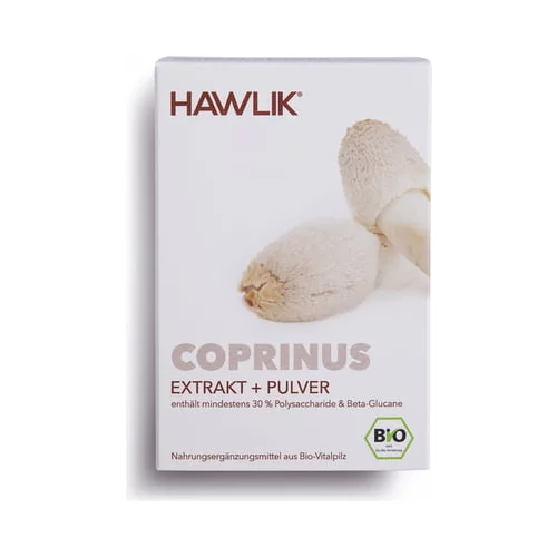 Hawlik coprinus ekstrakt + Coprinus v prahu - organske kapsule - 60 kaps.