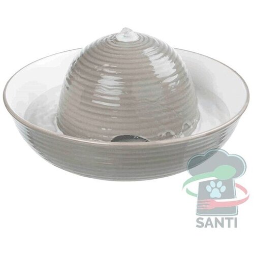 Trixie keramička pojilica Vital Flow - Pojilica Vital Flow 1,5 l, siva / bijela Slike
