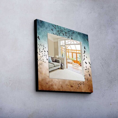 Wallity ogledalo MA-020, 50x50cm Cene