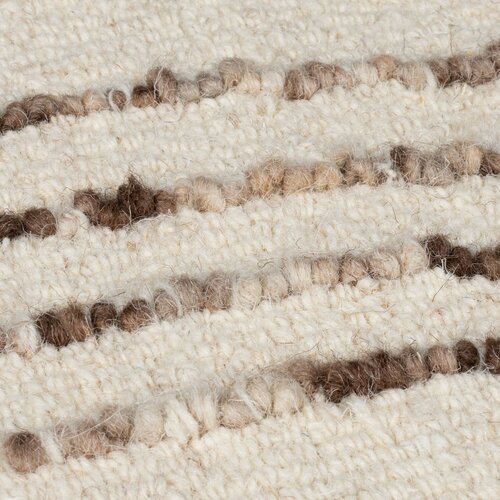 Flair Rugs Smeđi/krem vunen tepih 120x170 cm Abstract Swirl &amp;ndash; Slike