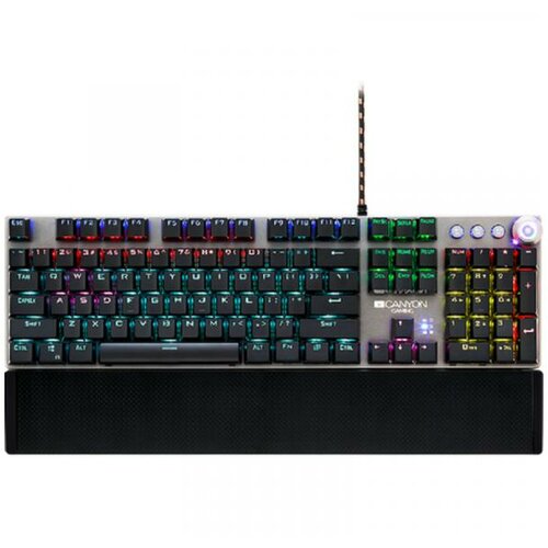 Canyon wired gaming keyboard,black CND-SKB7-US Cene
