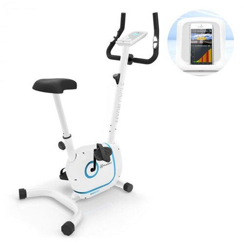 Klarfit Myon Cycle, domači trenažer, 12 kg vztrajnik, SmartCardio studio, bela Slike
