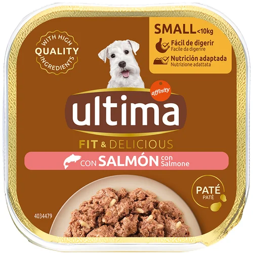 Affinity Ultima Ultima Fit & Delicious Paté Mini za pse 22 x 150 g – Losos