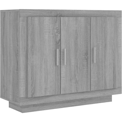 Maison Chic Komoda - Predalnik siva sonoma 92x35x75 cm konstruiran les, (21717200) Cene