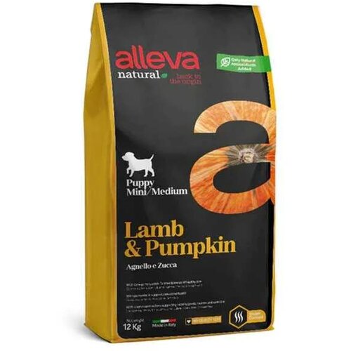 Alleva Natural Jagnjetina Bundeva Puppy Mini Medium 12kg Cene
