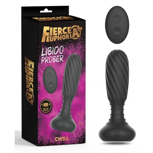  Butt plug Libido Prober, 14cm, Crni Slike