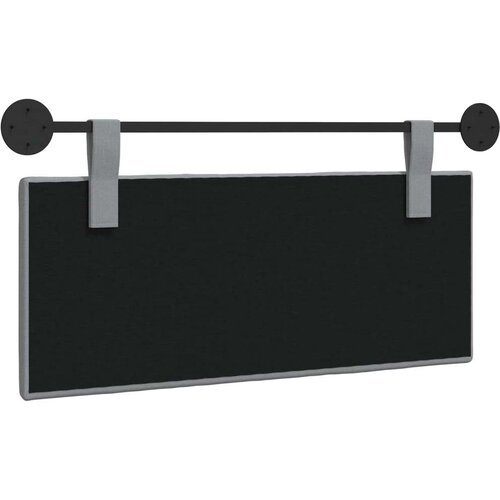  Držeće uzglavlje Zidne Svijetlo siva 110 x 55 x 5 cm tkanina - Svjetlosiva 100 cm bez LED Slike