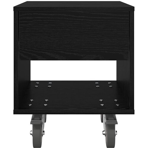  Noćni ormarić 2 pcs Crni hrast 40,5 x 40 x 48 cm Slike