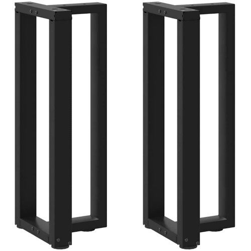  Noge za konzolni stol T-oblika 2 kom Crne 38x25x(72-73) cm Čelik Cijene