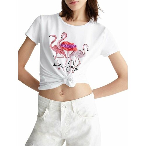 Liu Jo ženska majica kratkih rukava  LJMA4336 J5003 N9305 Cene