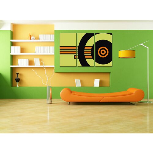  Ročno izdelana slika POP Art ABSTRAKT 3-delna  (POP ART slike) Cene