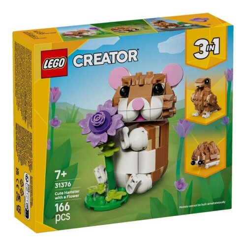 Lego creator cute hamster with a flower ( LE31376 ) Cene