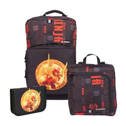 Lego Ninjago maxi plus &amp;scaron;kolski ranac, trodelni set: Zmajeva energija ( 20229-2502 ) Slike